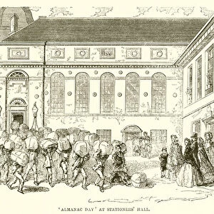 Almanac Day at Stationers Hall (engraving)
