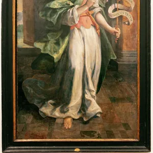 The angel of the Annunciation (L'ange de l'annonciation) (oil on wood)