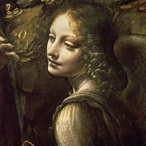 Detail of the Angel, from The Virgin of the Rocks (The Virgin with the Infant St