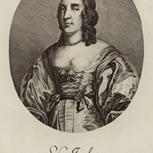 Anne, Lady Fairfax, wife of Thomas Fairfax, Parliamentary commander-in-chief in the English Civil War (engraving)