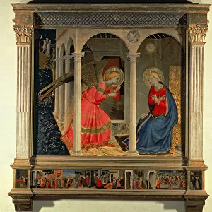 The Annunciation (Cortona Altarpiece), c. 1438 (tempera on panel)