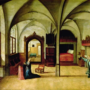 The Annunciation (oil on panel)