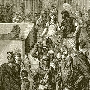 Antony and Cleopatra in Egypt (engraving)