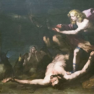 Apollo and Marsyas, 1657 circa, Luca Giordano (oil on canvas)