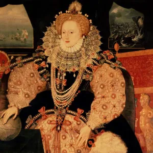 The Armada portrait of Queen Elizabeth I, c. 1590 (oil on panel)