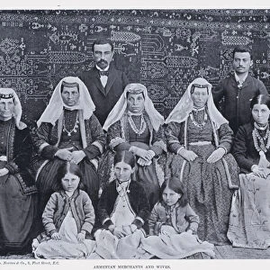 Armenian Merchants and Wives (b / w photo)