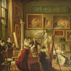 The Artists Studio, 1833 (oil on canvas)