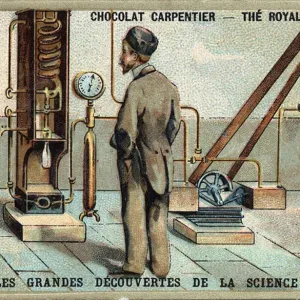 Fine Art Print of Dr. Karl von Linde's Apparatus Fine Art Print of Dr. Karl von Linde's Apparatus
