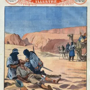Der Entdecker Henri Lhote (1903-1991) fand den Tuareg am Rande des Sterbens vor Durst in der Sahara. Der Entdecker Henri Lhote (1903-1991) fand den Tuareg am Rande des Sterbens vor Durst in der Sahara.
