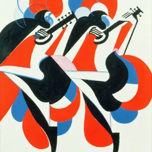 Fine Art Finder Print: Dancing Musicians by Hugo Scheiber Fine Art Finder Print: Dancing Musicians by Hugo Scheiber