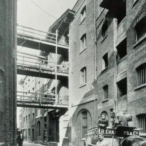 Shad Thames, London Print, 1890 Black and White Photo Shad Thames, London Print, 1890 Black and White Photo