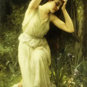 Fine Art Print of A Nymph in the Forest Fine Art Print of A Nymph in the Forest
