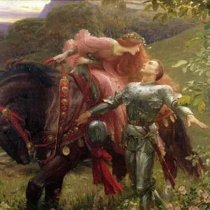 La Belle Dame Sans Merci Print, 1902 Oil on Canvas La Belle Dame Sans Merci Print, 1902 Oil on Canvas
