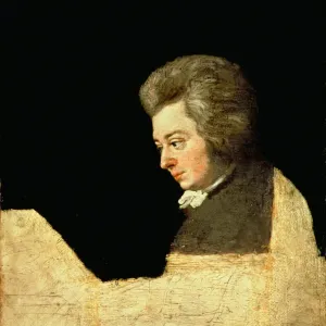 Mozart at the Piano Print, 1789 (oil on canvas) Mozart at the Piano Print, 1789 (oil on canvas)