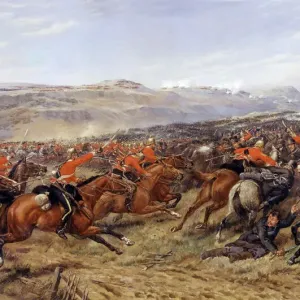 The Charge of the Heavy Brigade, 25 October 1854 Print