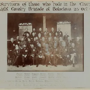 Balaclava Charge Survivors Print, 1854 Balaclava Charge Survivors Print, 1854