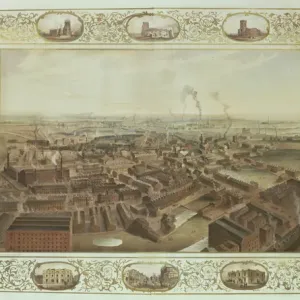 Fine Art Print of Bolton from Blinkhorns Chimney, 1848 Fine Art Print of Bolton from Blinkhorns Chimney, 1848