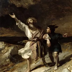 King Lear and the Fool in a Storm, Print King Lear and the Fool in a Storm, Print