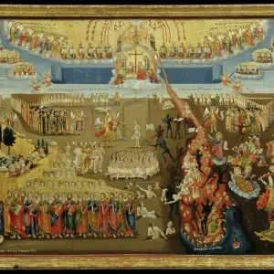 Abraham's The Second Coming, 1794 Egg Tempera Print Abraham's The Second Coming, 1794 Egg Tempera Print
