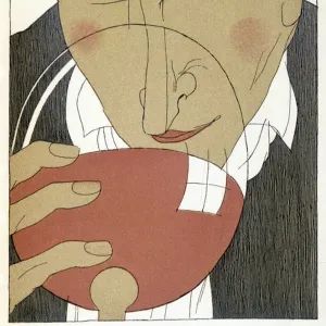 Pleasure du Nez Print by Charles Martin, 1927 Pleasure du Nez Print by Charles Martin, 1927