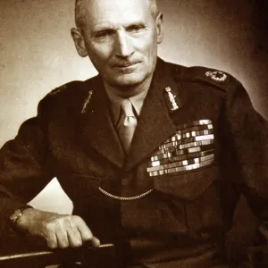 Field Marshal Bernard Law Montgomery Print (1887-1976) Field Marshal Bernard Law Montgomery Print (1887-1976)
