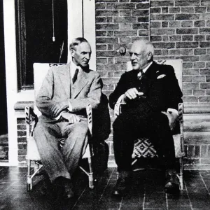 Print of Henry Ford and Anton Philips, 1912 Print of Henry Ford and Anton Philips, 1912