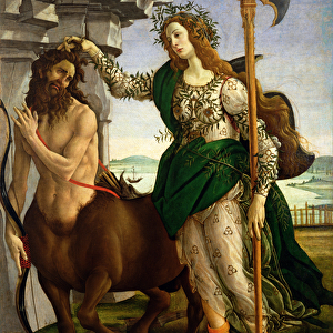 Athena and the Centaur, c. 1480 (tempera on panel)