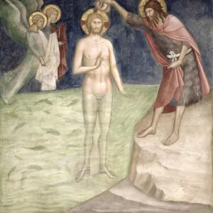 Baptism of Christ, from a series of Scenes of the New Testament (fresco)