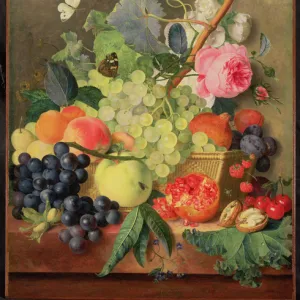 A Basket of Fruit, 1744 (panel) (for pair see 86746)