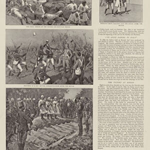 The Battle of the Atbara, 8 April 1898 (litho)