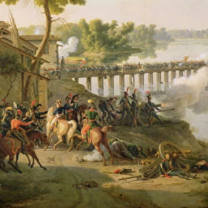 The Battle of Lodi, 10th May 1796, detail of Napoleon (1769-1821) and his staff, c