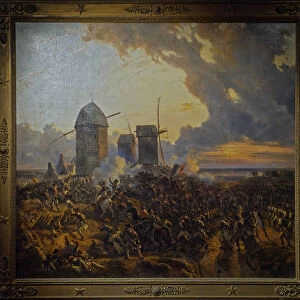 Battle of Mouscron (Belgium), 29 April 1794, 1839 (oil on canvas)
