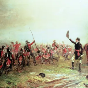 The Battle of Waterloo, 18th June 1815 (oil on canvas)