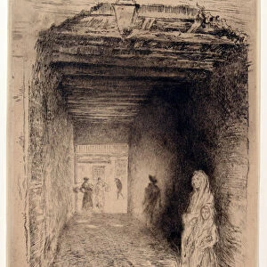 The Beggars, 1879-80 (etching)