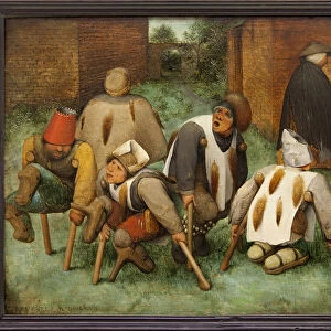 The beggars (oil on panel)