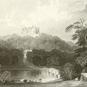 Belvoir Castle, Leicestershire (engraving)