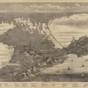 Bird s-Eye View of the Crimea (engraving)