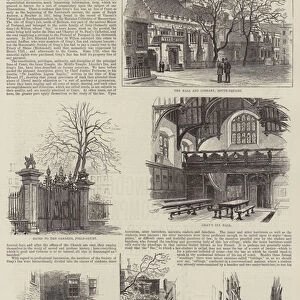 Bits of Old London, Grays Inn (engraving)