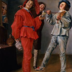 Three Boys Merry-making, c. 1629