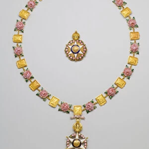 Brazil - Order of the Rose: Necklace and Plaque - 1850-1875