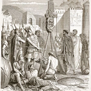 Brennus at Rome (litho)