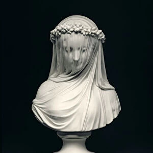 The Bride, after the head by Raffaelle Monti, Copeland, England, 1873 (Parian porcelain)