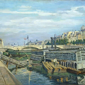 The Bridge of Louis Philippe, 1875 (oil on canvas)