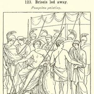 Briseis led away (engraving)