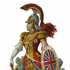 Britannia (colour litho)