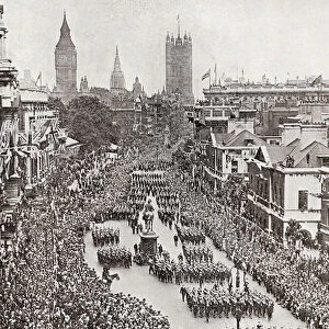The British Navy in the Victory March of July 19th, 1919 in Whitehall, London