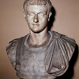 Bust of Caligula (marble sculpture, 1st century)