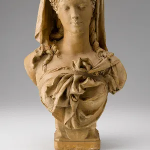 Bust of a Woman, c. 1870-75 (Terracotta)