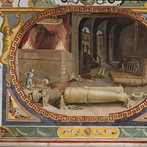 Cannon foundry (fresco)