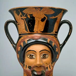 Cantharas of Heracles (Hercules), Greek vase 490 BC, preserved in the Cabinet of Medals